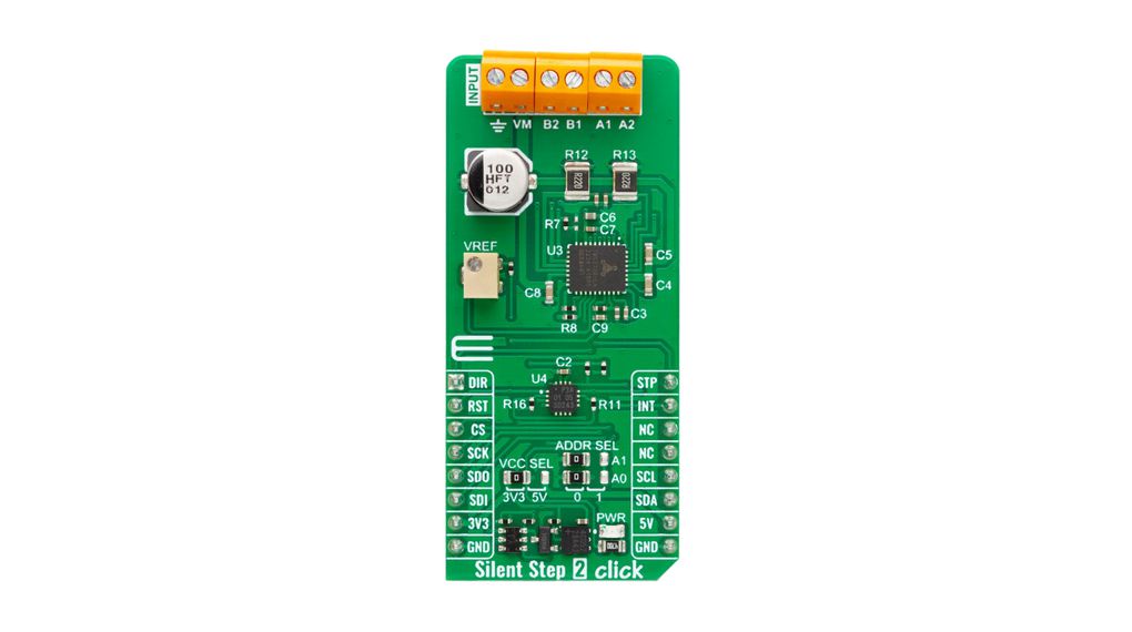 MIKROE-5934 | Mikroelektronika Silent Step 2 Click 2-Phase Stepper ...