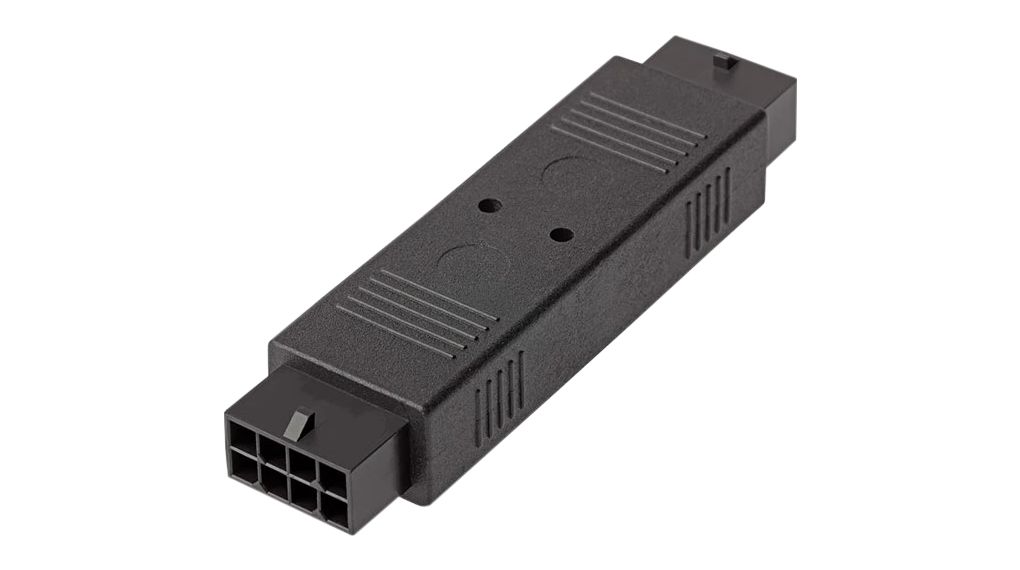 Adattatore spina sovrastampato Micro-Fit 3.0, Connettore Micro-Fit 3.0 - Connettore Micro-Fit 3.0, 8 Vie, 50mm, Nero