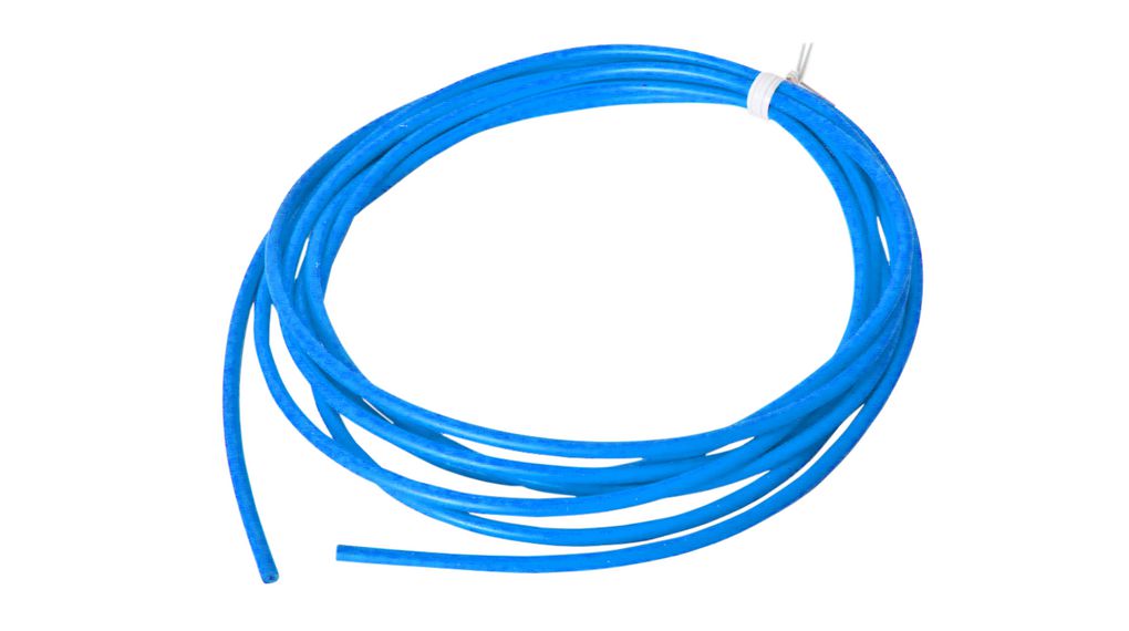 Przewód jednożyłowy - linka Silikonowy 6mm² Miedź cynowana Niebieski 3.1m