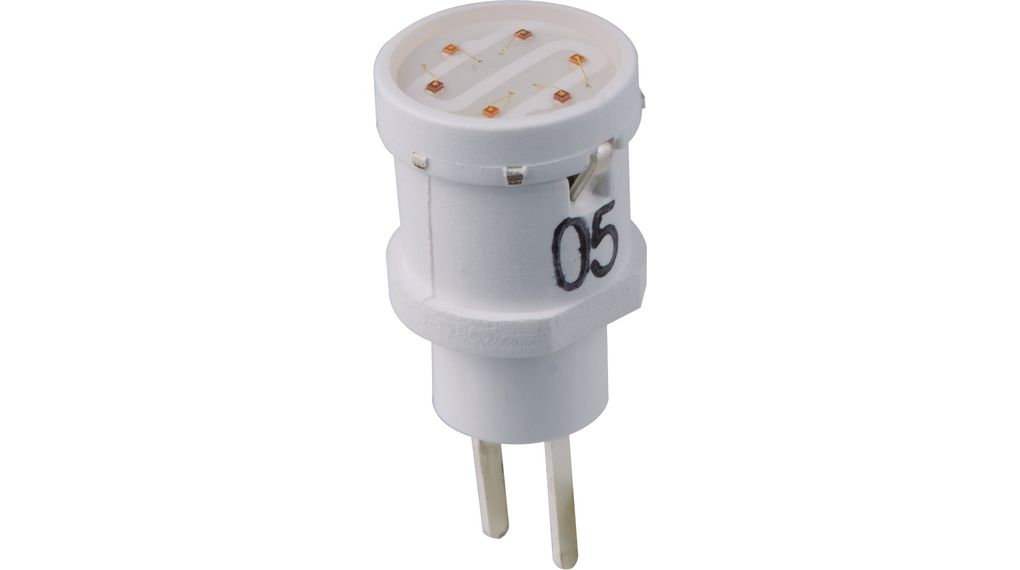 6-Element LED Lamp Groen/rood 2V NKK YB Series Pushbutton Switches