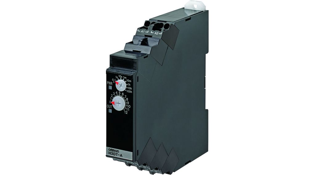 Solid-State Timer 48VAC/VDC 1.25kVA Push-In Terminal 12s H3DT-H IP30