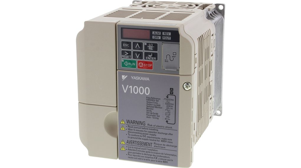 Frequenzumrichter, V1000, MODBUS / PROFIBUS, 6.9A, 3kW, 380 ... 480V