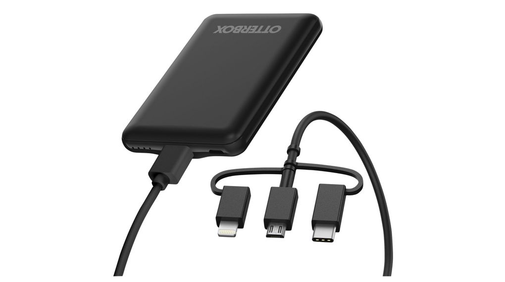 Powerbank Kit, 5Ah, USB A Socket, Black