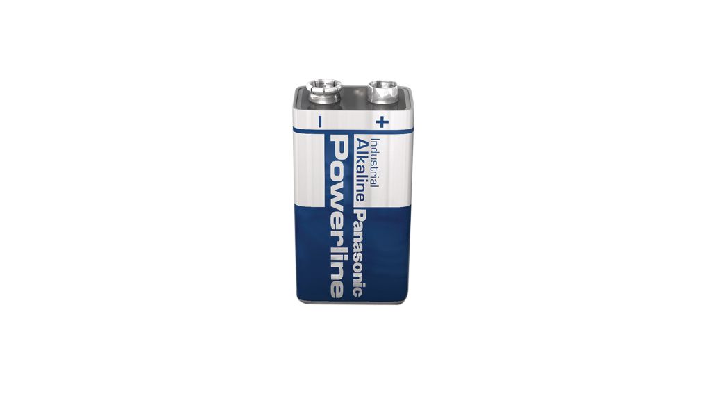 Primary Battery, Alkaline, PP3, 9V, Pack of 12 pieces