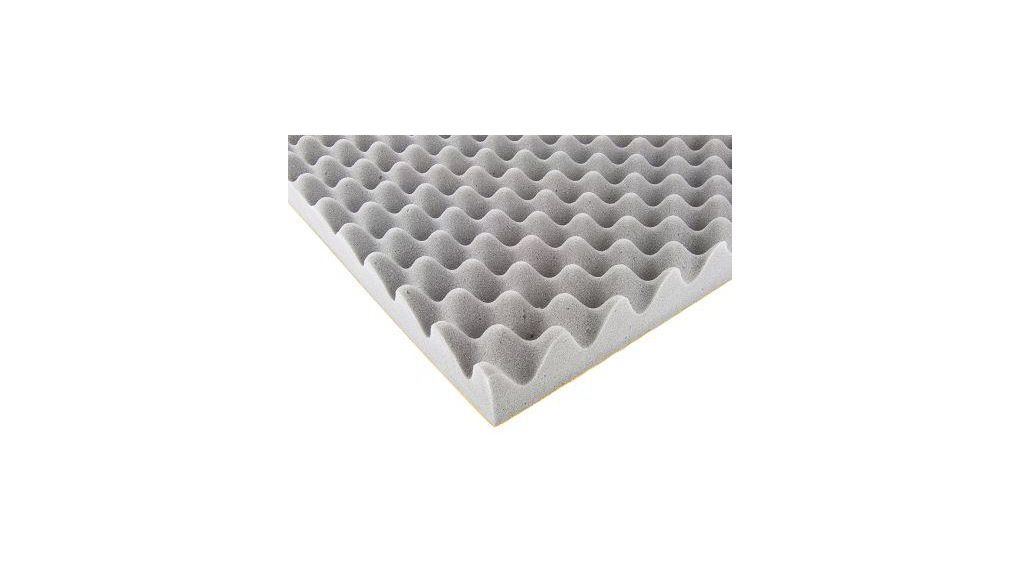 Paulstra Hutchinson Adhesive PUR Foam Acoustic Insulation, 700mm x 500mm x 50mm