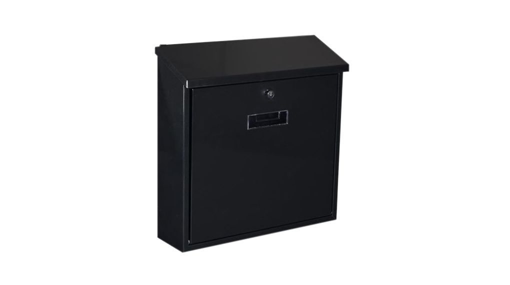 Mailbox, 368 x 365mm, Black