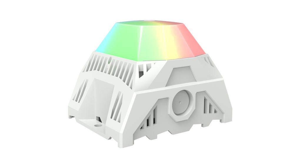 LED Buzzer PA L 1-R Vícebarevný Více tónů 60VDC 105dBA IP66 / IK07 Povrchová montáž