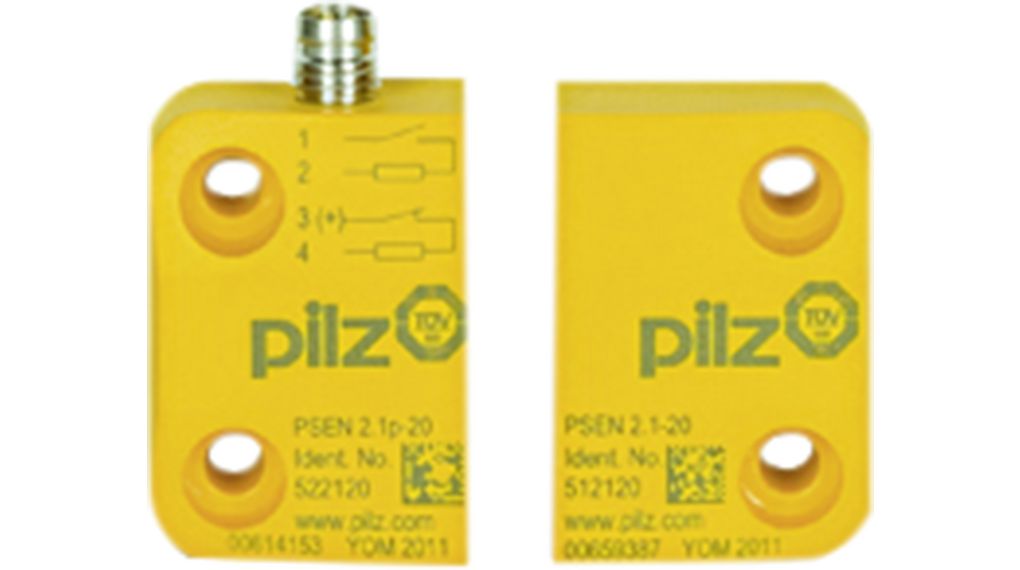 Sicherheitsschalter-Set, IP67, Stecker, M8, male, 4-polig
