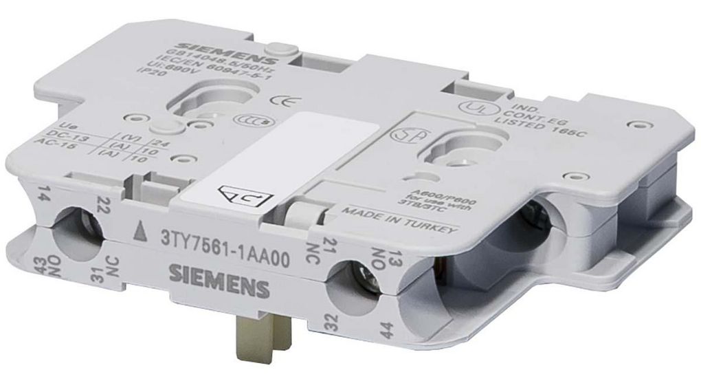 Auxiliary Switch 1NC + 1NO 400V 3.6A