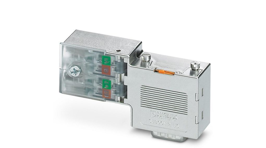 Phoenix Contact SUBCON-PLUS-PROFIB/90/IDC 9 Way Right Angle Cable Mount D-sub Connector Plug