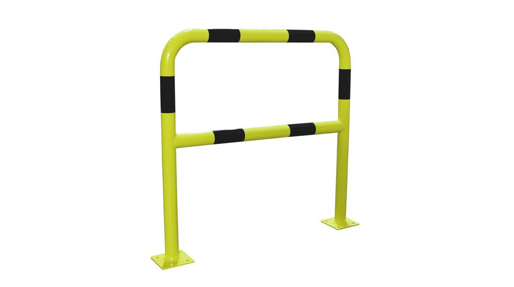 Black & Yellow Steel Protection Barrier