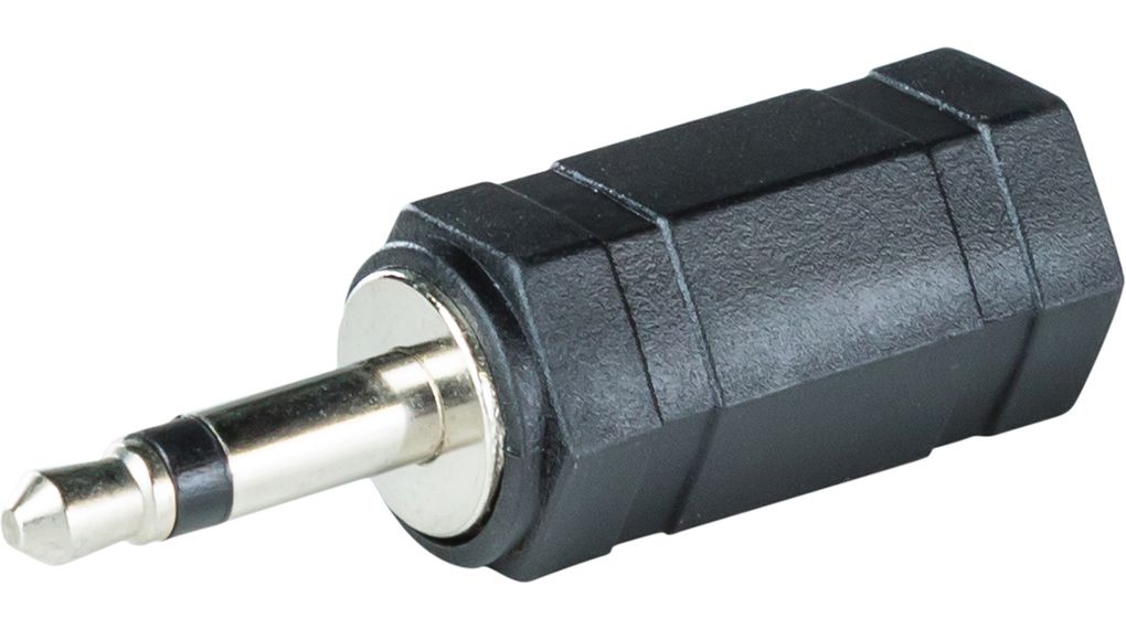 Mono Audio Adapter, Straight, 3.5 mm Plug - 3.5 mm Socket