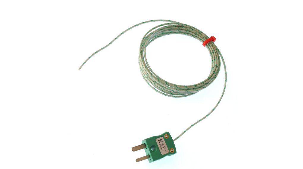 Thermocouple with Exposed Sensor Plug 350°C Type K Stainless Steel