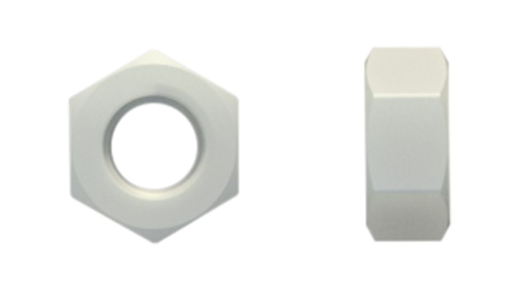 Hexagon Nut, M5, 4.2mm, Polyamide (PA)