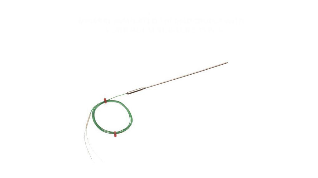 Thermocouple 1m Open End 1100°C Type K 6mm Stainless Steel