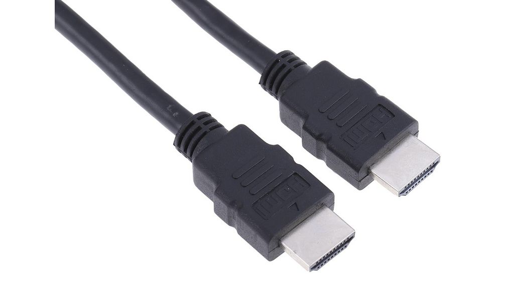 Câble vidéo, Fiche mâle HDMI - Fiche HDMI, 3840 x 2160, 2m