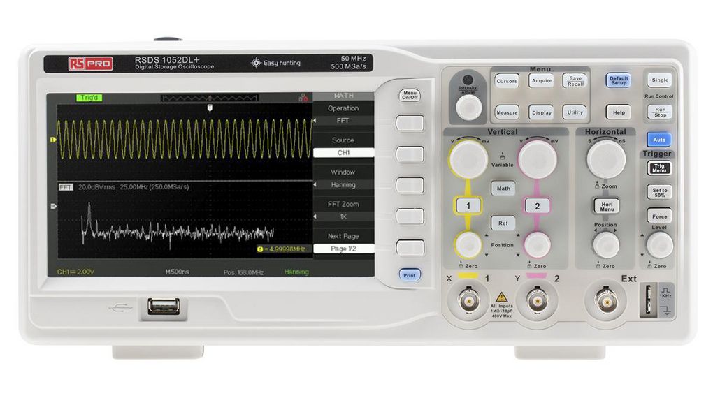 Oscilloscope RSDS1000+ DSO 2x 50MHz 50MSPS USB / RS232