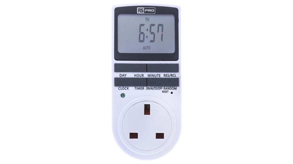 Digital Timer 24h UK Type G (BS1363) Plug
