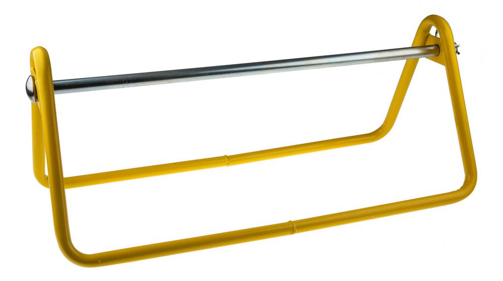 Support de câble, 270 x 300 x 650mm, acier, Silver / Yellow