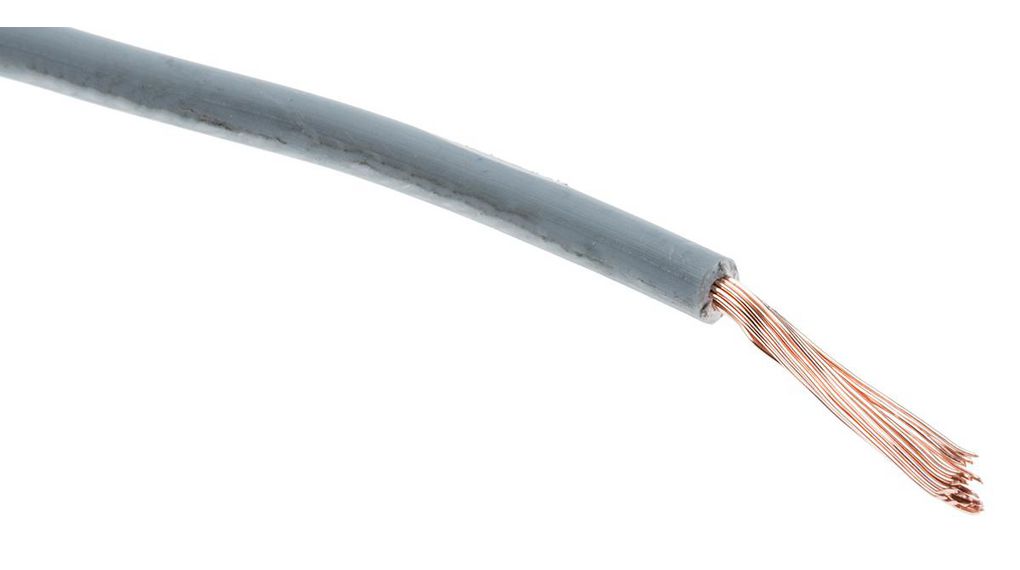 Stranded Wire Polyolefin (PO) 1.5mm² Copper Grey H07Z-K 100m