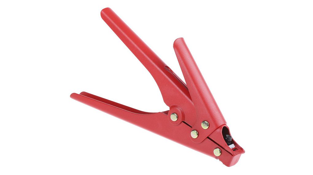 Cable Tie Gun, 2.5 ... 10mm, Red