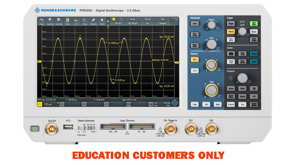 Oscilloscope Bundle - EDUCATION BUYERS ONLY, 2x 70MHz, 1.25GSPS