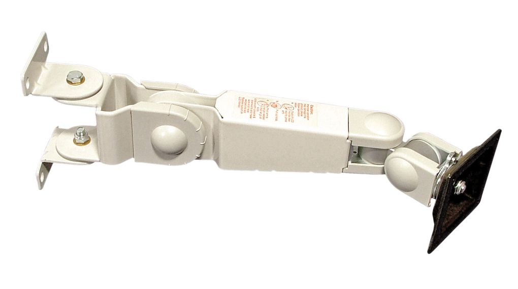 Ramię monitora LCD, Ściana, 6kg, Obsługiwane wyświetlacze - 1, Biały