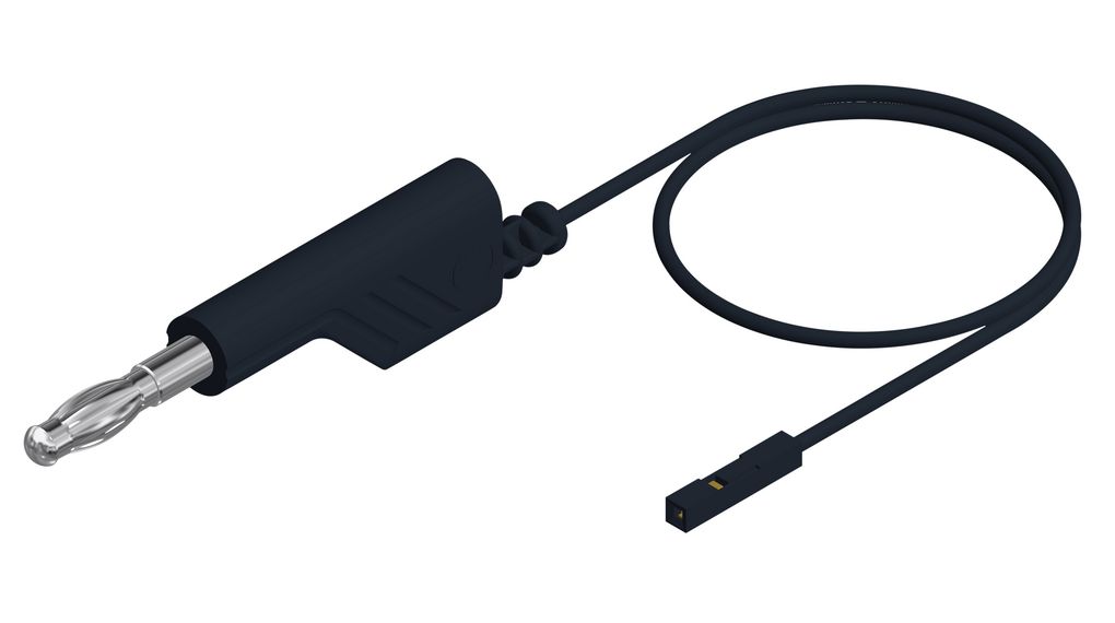 Adapter Cable PVC 3A Brass 1m 0.25mm² Black