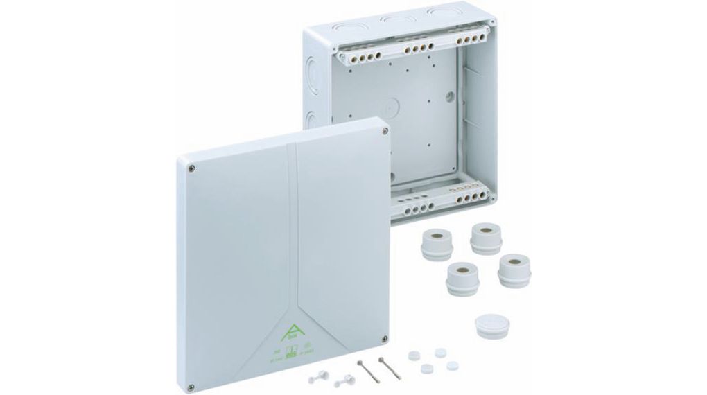 Junction Box, 35mm², 250x250x115mm, Cable Entries 14, Polystyrene