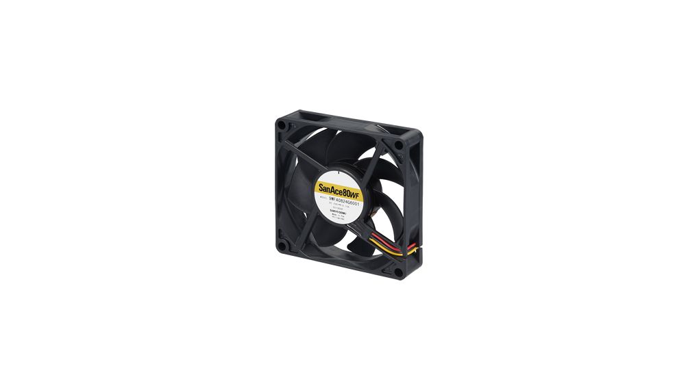 Axial Fan DC Ball 80x80x20mm 24V 86.4m³/h
