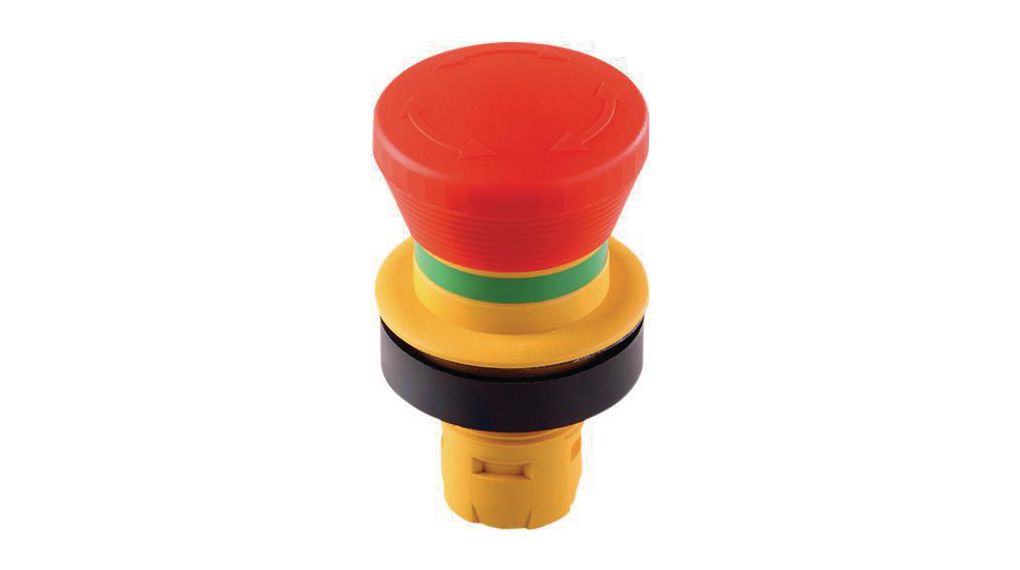 Emergency stop button Latching Function Round Red / Yellow IP66 / IP67 / IP69K RONTRON-R-JUWEL Emergency Stop Switches
