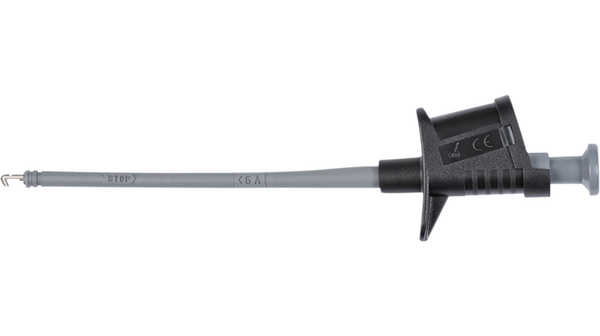 Safety Hook Clip, Black, 6A, 1kV