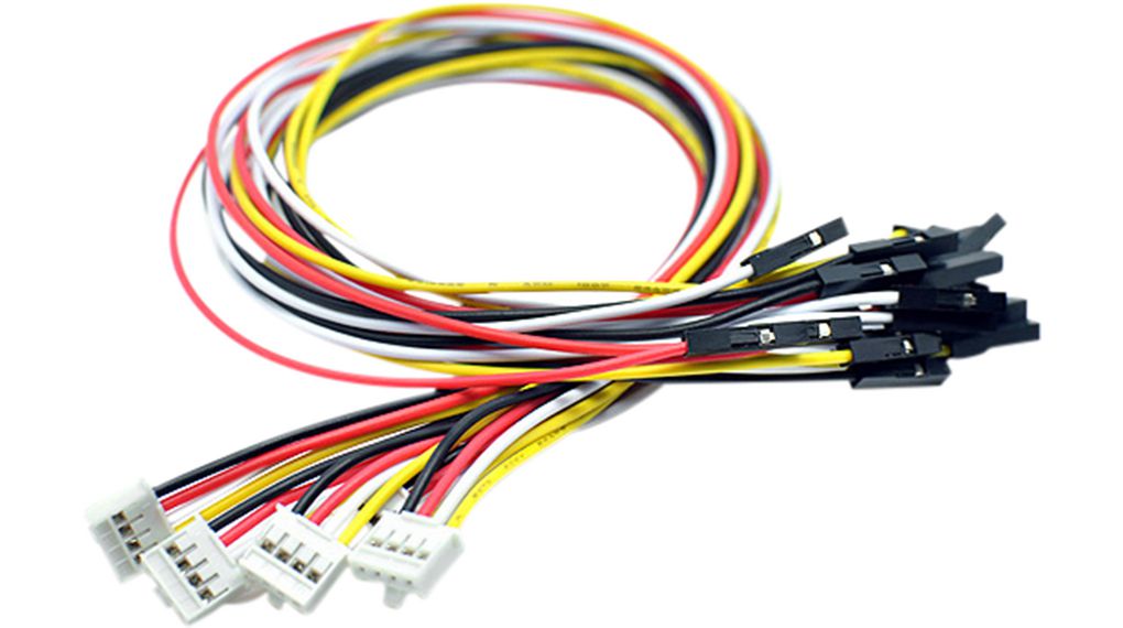 Grove - adaptérový kabel - propojka s otvory pro 4 kolíky na 4kolíkový konektor Grove