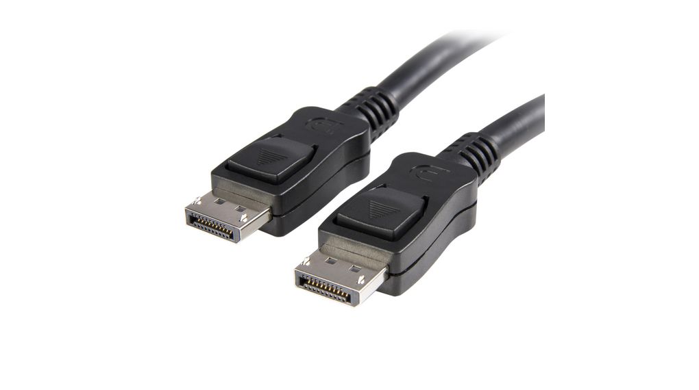 Videokabel mit Verriegelungen, DisplayPort-Stecker - DisplayPort-Stecker, 4096 x 2160, 3m