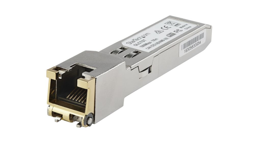 RXGETSFPST | StarTech.com Twisted-Pair-Transceiver, SFP, 1000BASE-T ...