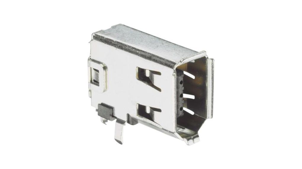 IEEE 1394 Firewire Socket, 6 Contacts