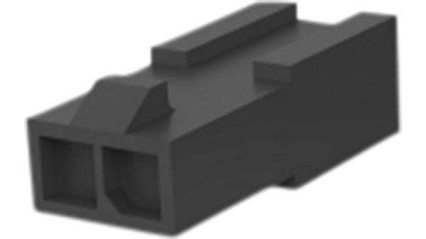 Straight Crimp housing, 3 mm, 2 Pole