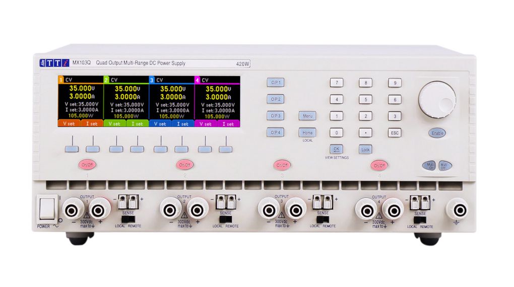 Laboratorienätaggregat Programmerbar 35V 6A 420W