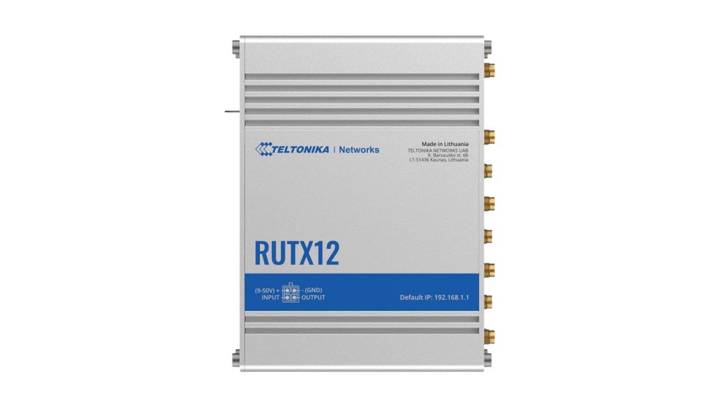 RUTX12  Teltonika Industrieller Mobilfunk-Router mit WLAN und