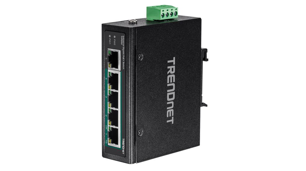 TI-PG50 | Trendnet PoE Switch, Unmanaged, 1Gbps, 120W, RJ45 Ports 5 ...