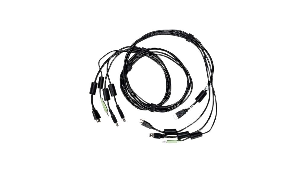 KVM Cable with DPP, USB / HDMI / Audio, 3m