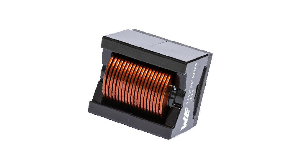 WE-HCFT THT High Current Inductor, 10uH, 56.7A, 14MHz, 1.2mOhm