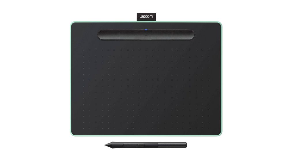 Wacom Intuos Medium, USB / Bluetooth, 216 x 135 mm, Black / Green