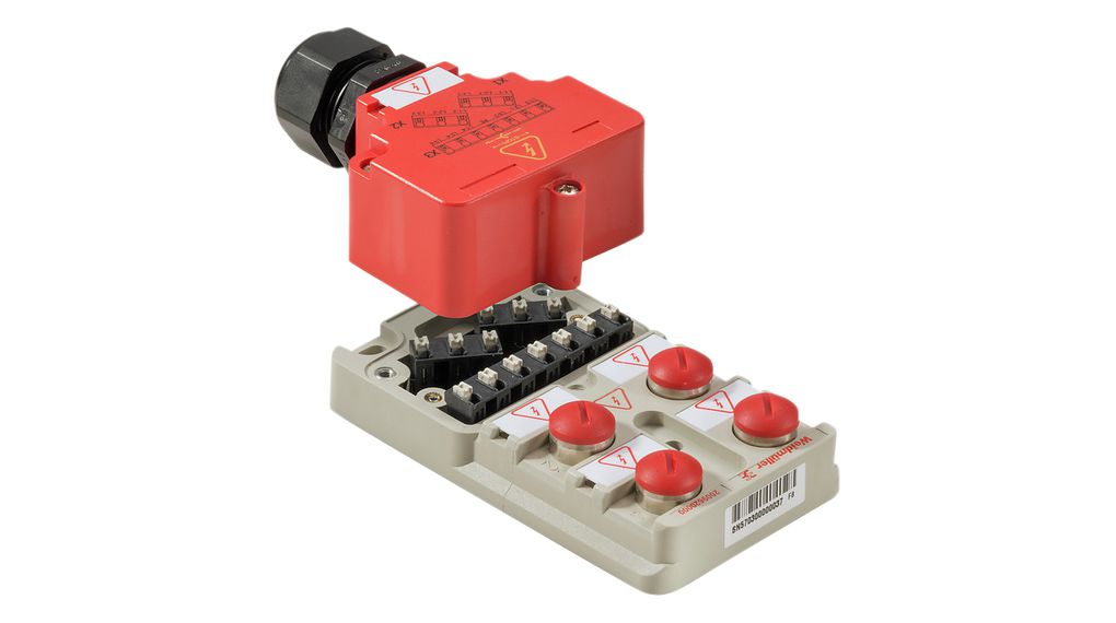 Sensor-Actuator Distributor M12, 4-Pole, S-Coded 144 A