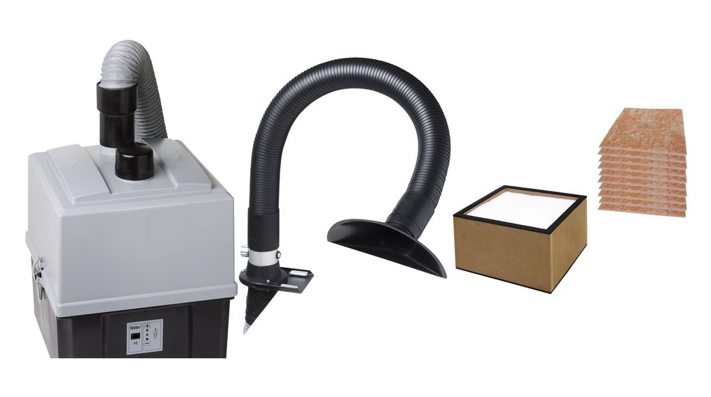 Røykventilatorenhet av typen Zero Smog TL Kit 1 med gratis filtersett 190m³/h 50dB 230V