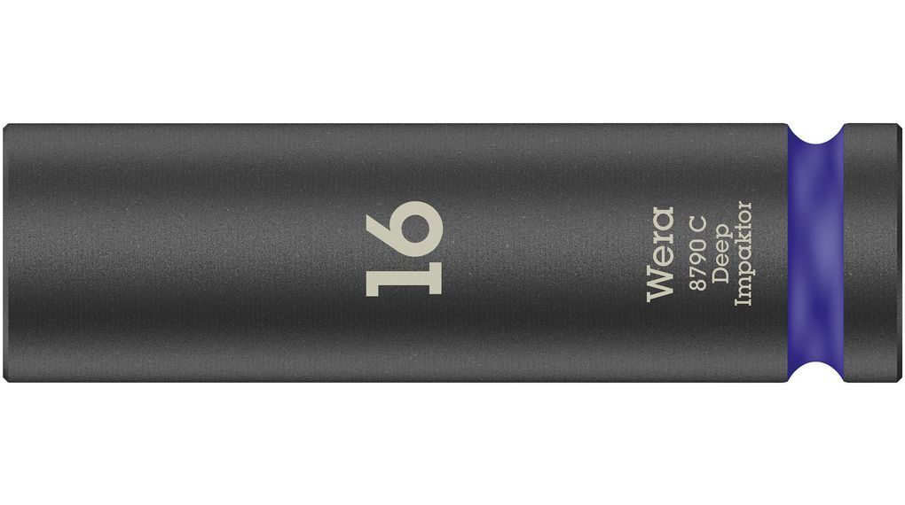 Ratchet Socket, 1/2", Hex, 16 mm
