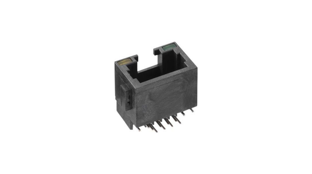 WR-MJ Modular Jack, RJ45, 8 Positions, 8 Contacts, Unshielded