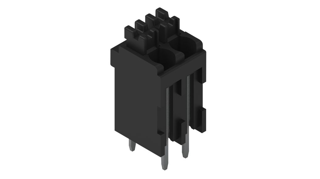 PCB Terminal Block, THT, 3.5mm Pitch, Straight, Push-In, 2 Poles