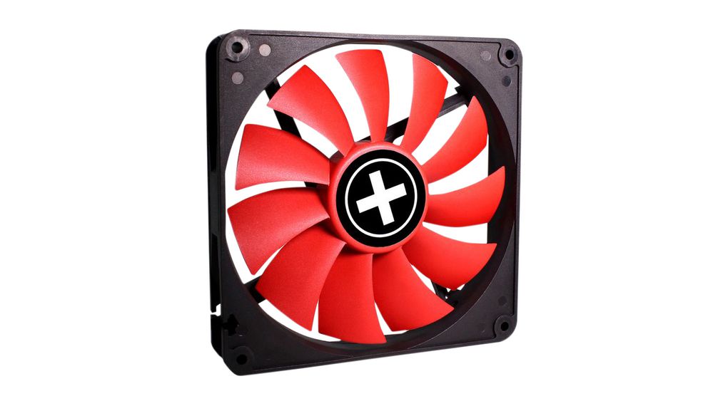 Computer Case Fan, DC, 140x140x25mm, 12V, 70.2m³/h, 20dBA