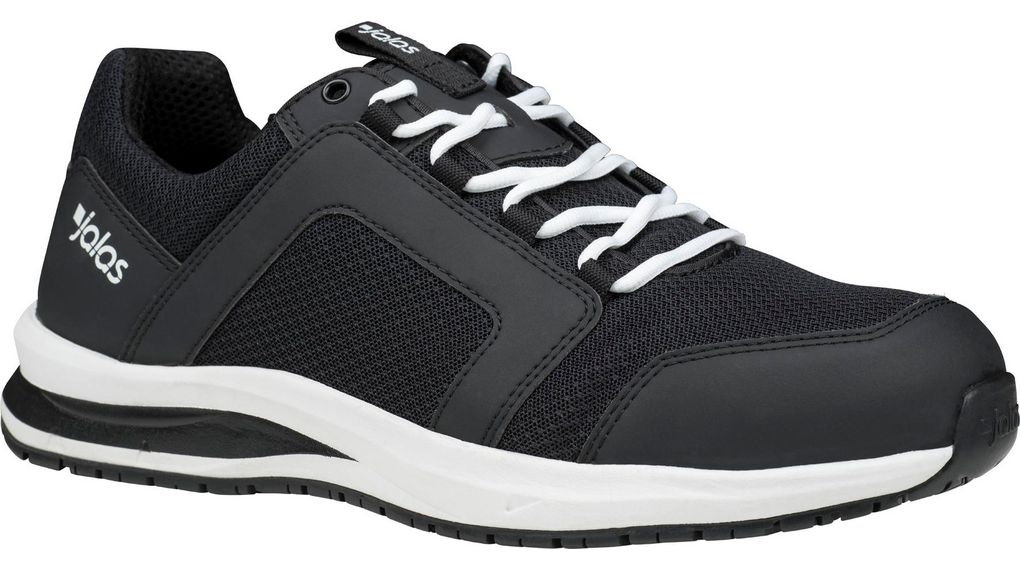 TEMPUS 5618 Unisex Black, White Steel Safety Shoes, UK 7, EU 41